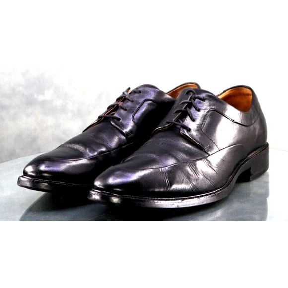 Cole Haan Warren Men's Apron Toe Dress Shoes Size 11 Leather Black C20159